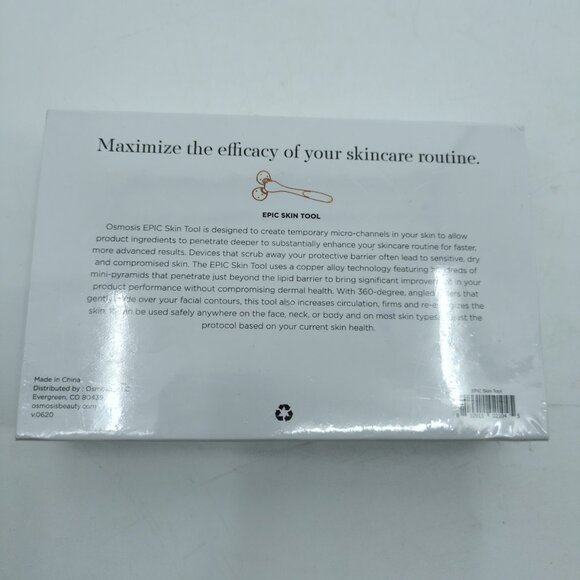 NEW Osmosis Epic Skin Tool Diamond Roller Skincare Face Neck Body Gentle Safe - Picture 7 of 11